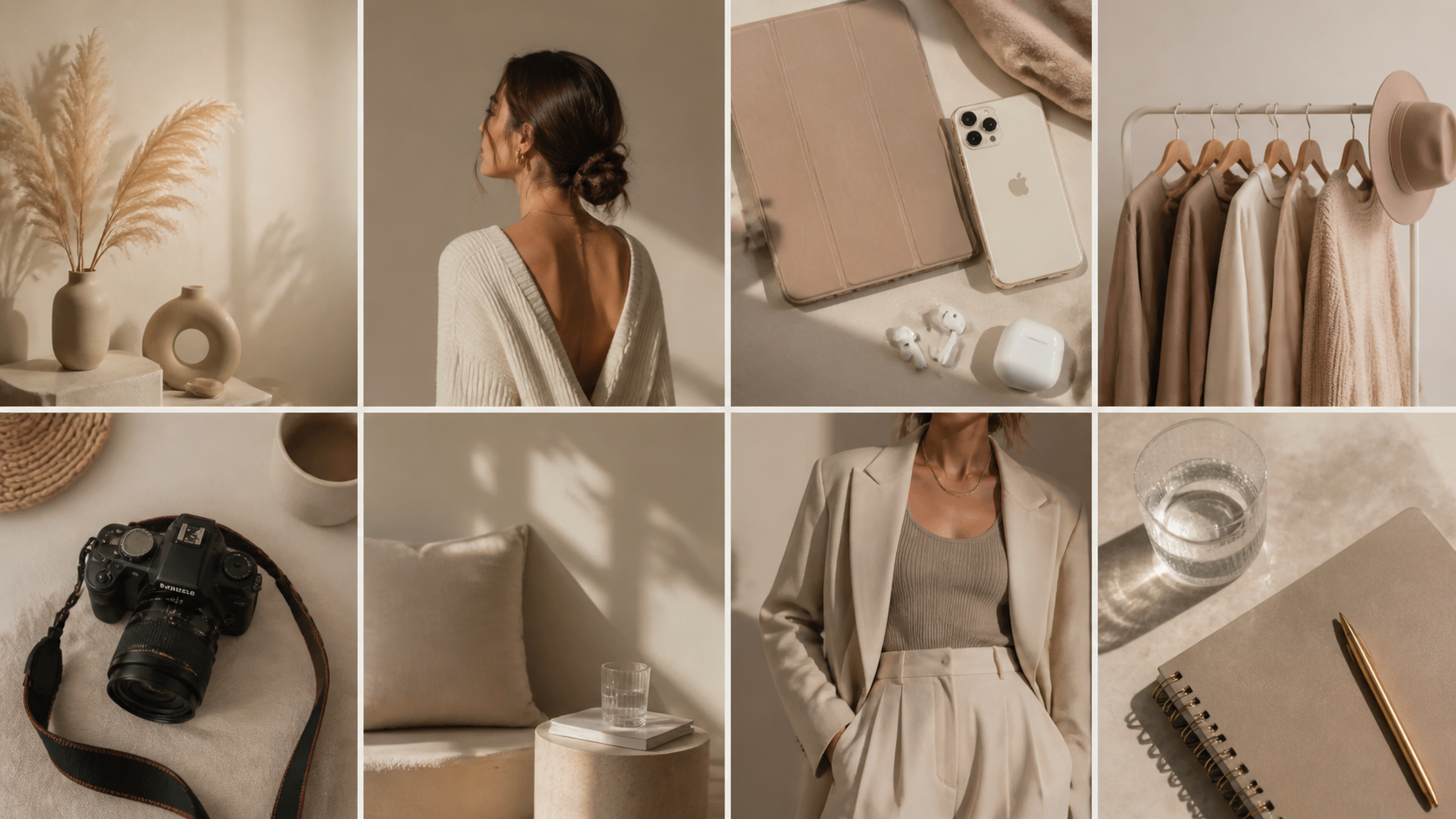 Best AI Beige Minimalist Fashion Grids Generator: Create Stunning Beige Minimalist Fashion Grids in Seconds example 3