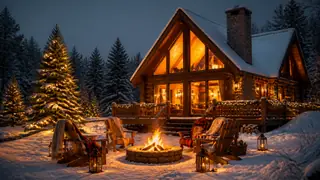 Best AI Cozy Christmas Cabin Scenes Generator: Create Stunning Cozy Christmas Cabin Scenes in Seconds example 2
