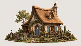 Best AI Cozy Fantasy Cottage Art Generator: Create Stunning Cozy Fantasy Cottage Art in Seconds example 2