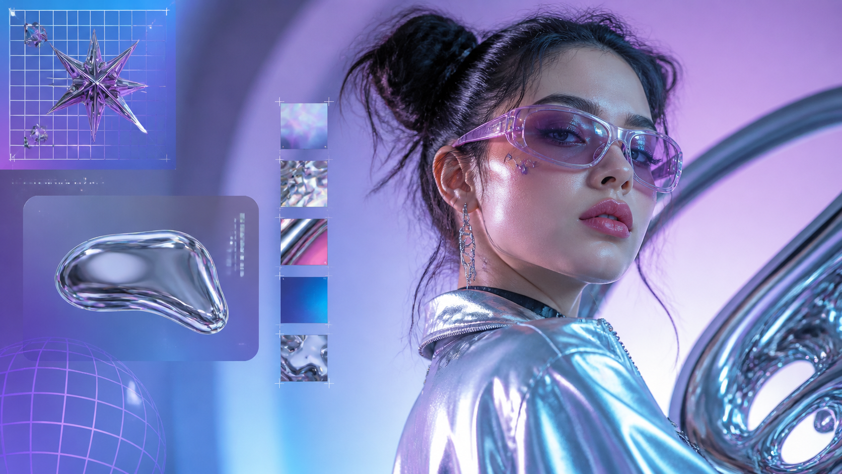 Best AI Cyber Y2K Visual Styles Generator: Create Stunning Cyber Y2K Visual Styles in Seconds example 1