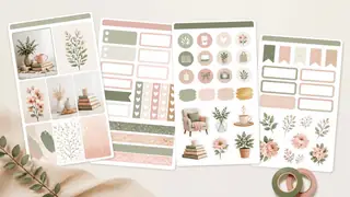 Best AI Digital Planner Sticker Sheets Generator: Create Stunning Digital Planner Sticker Sheets in Seconds example 1