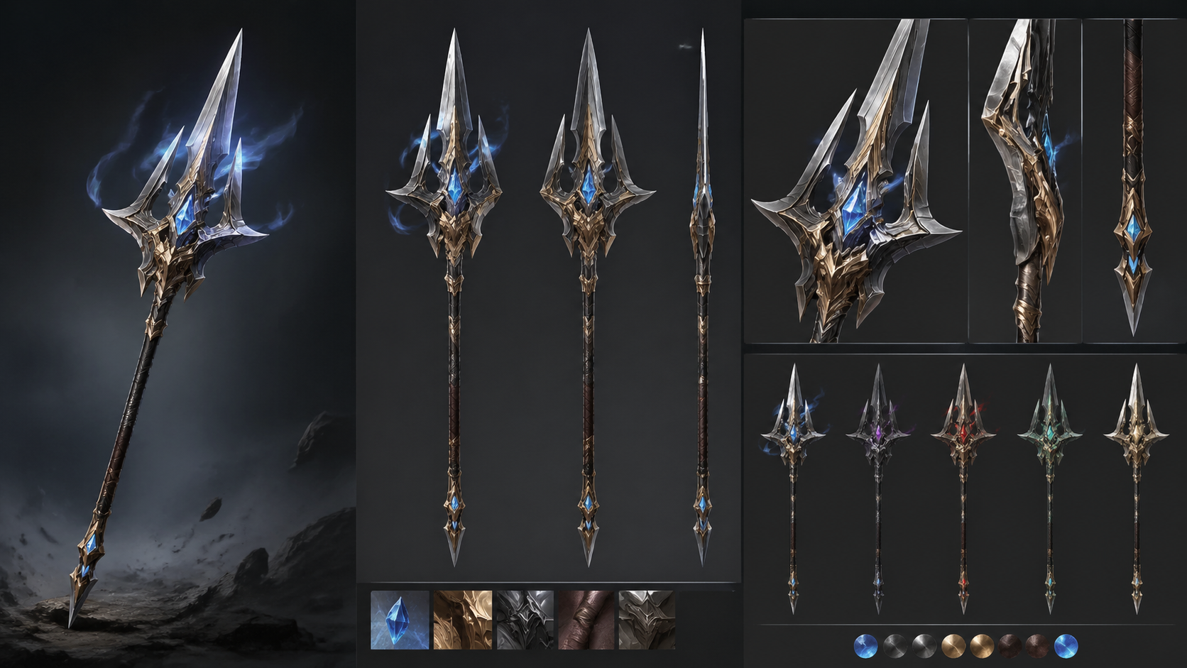 Best AI Fantasy Weapon Concept Art Generator: Create Stunning Fantasy Weapon Concept Art in Seconds example 1