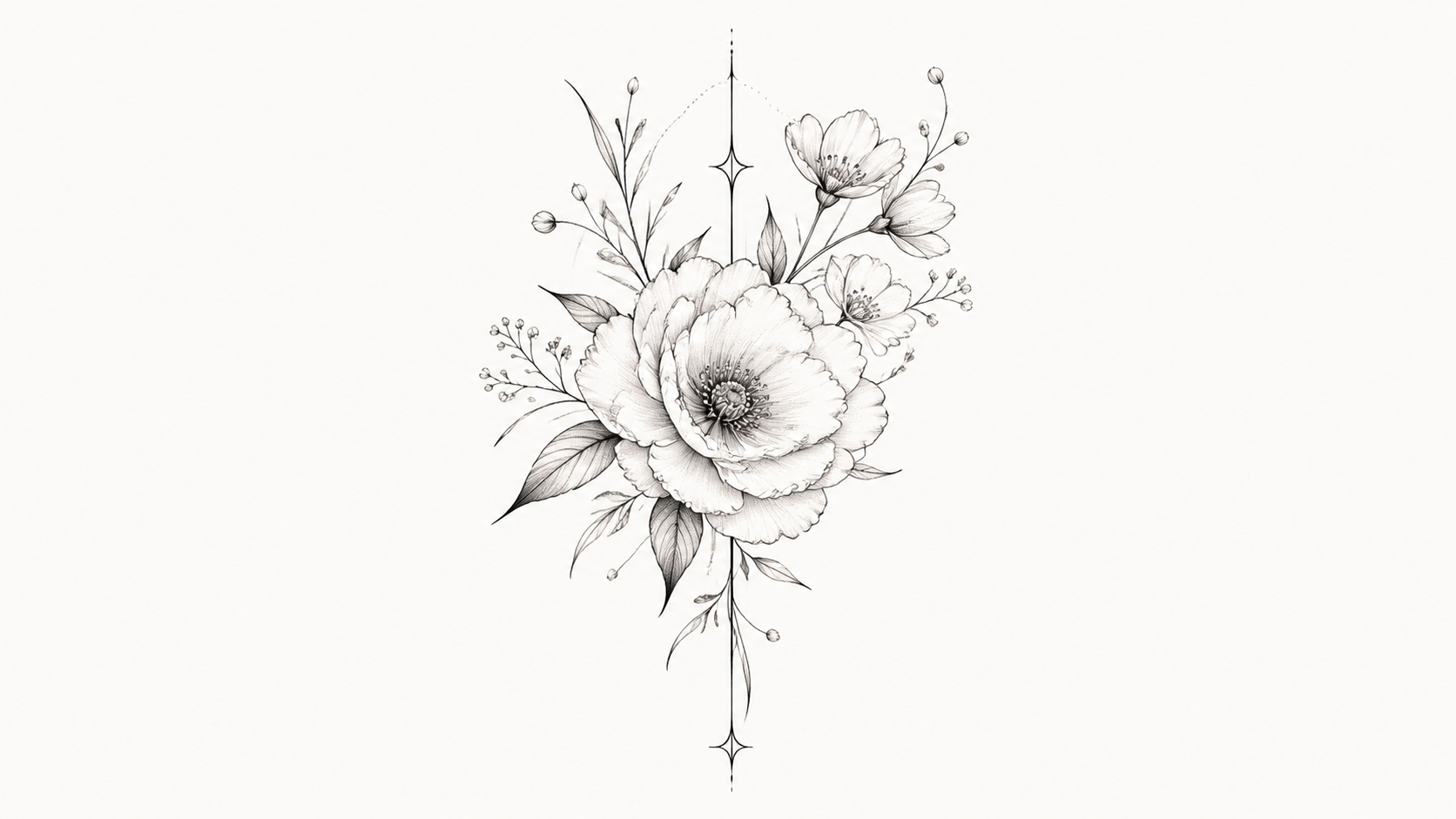 Best AI Fine Line Floral Tattoo Designs Generator: Create Stunning Fine Line Floral Tattoo Designs in Seconds example 2