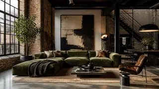 Best AI Industrial Loft Living Rooms Generator: Create Stunning Industrial Loft Living Rooms in Seconds example 2