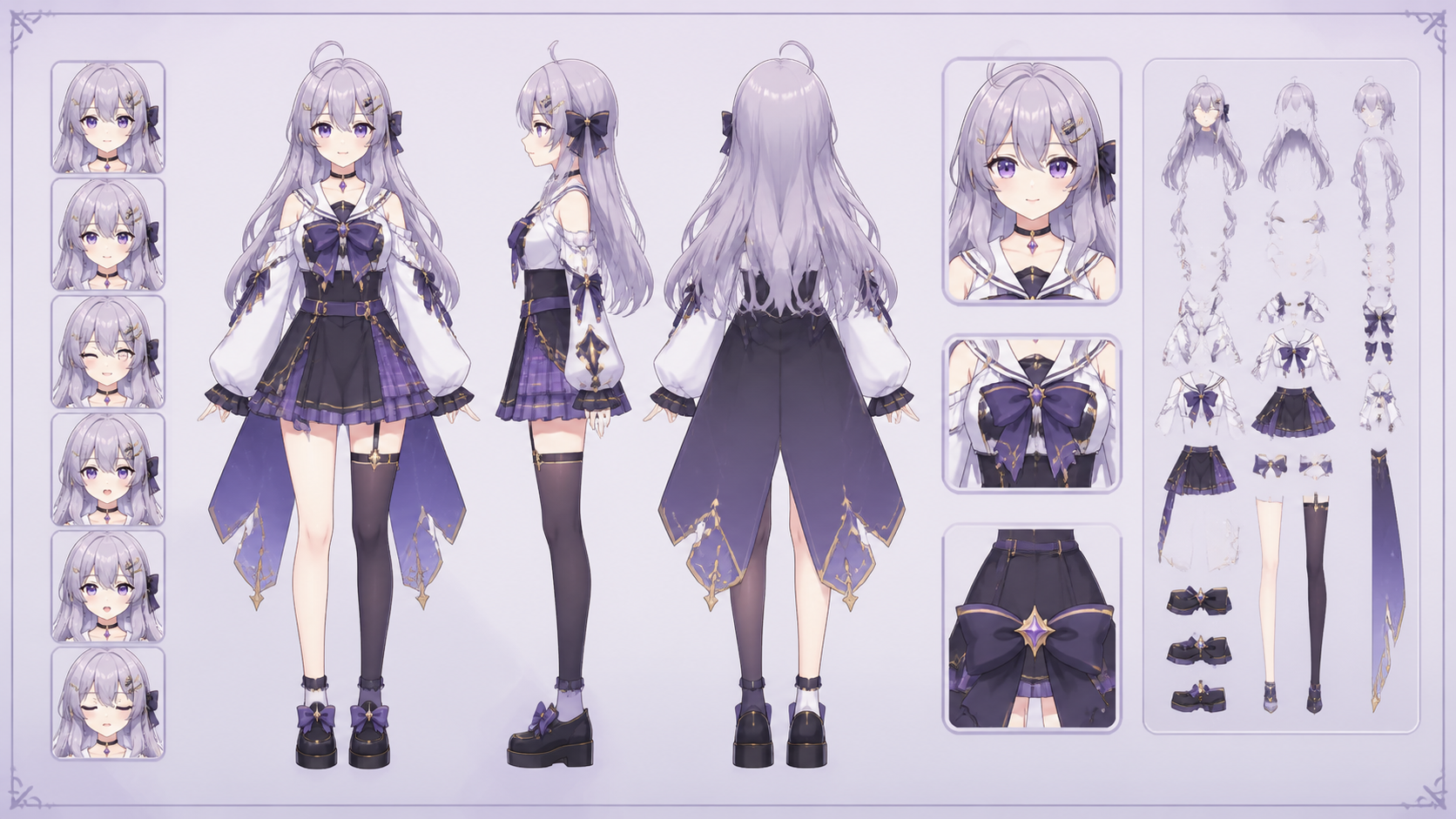 Best AI Live2D Base Character Design Generator: Create Stunning Live2D Base Character Design in Seconds visual example 1