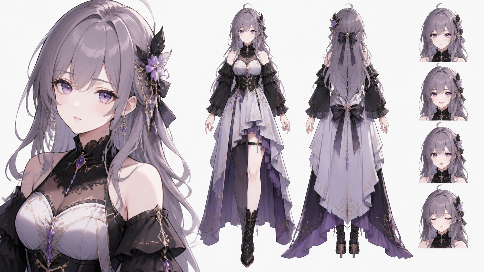 Best AI Live2D Base Character Design Generator: Create Stunning Live2D Base Character Design in Seconds visual example 2