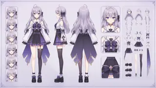 Best AI Live2D Base Character Design Generator: Create Stunning Live2D Base Character Design in Seconds visual example 1