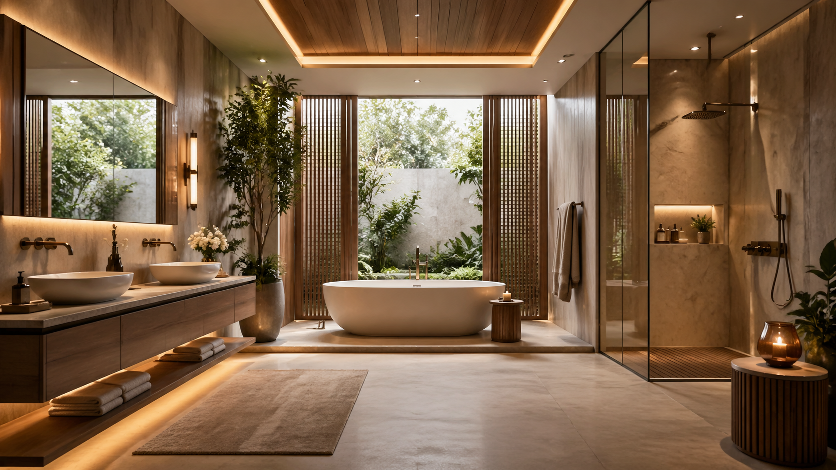 Best AI Luxury Bathroom Spa Concepts Generator: Create Stunning Luxury Bathroom Spa Concepts in Seconds example 1