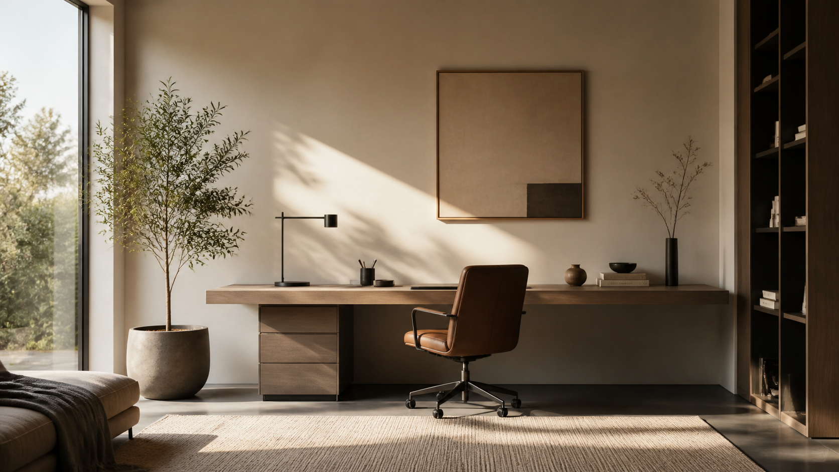 Best AI Minimalist Home Office Setups Generator: Create Stunning Minimalist Home Office Setups in Seconds example 3