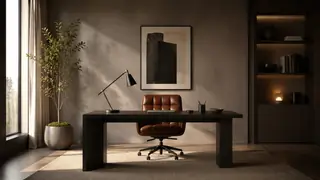 Best AI Minimalist Home Office Setups Generator: Create Stunning Minimalist Home Office Setups in Seconds example 2