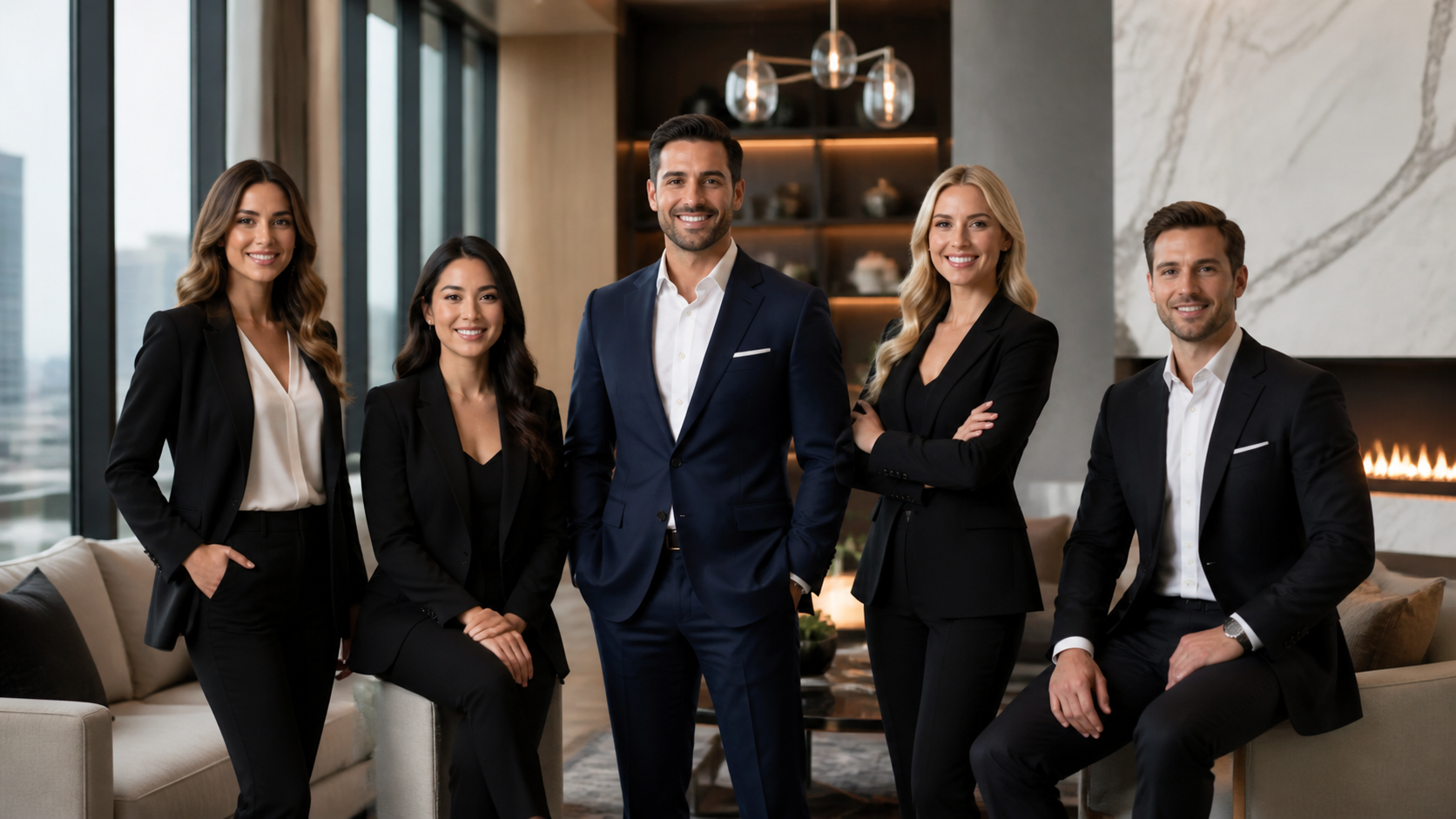 Best AI Modern Real Estate Team Group Photos Generator: Create Stunning Modern Real Estate Team Group Photos in Seconds visual example 1