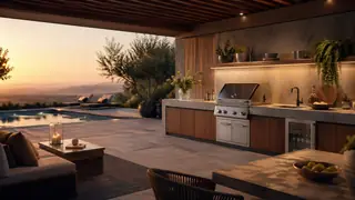 Best AI Outdoor Kitchen Backyard Ideas Generator: Create Stunning Outdoor Kitchen Backyard Ideas in Seconds example 3