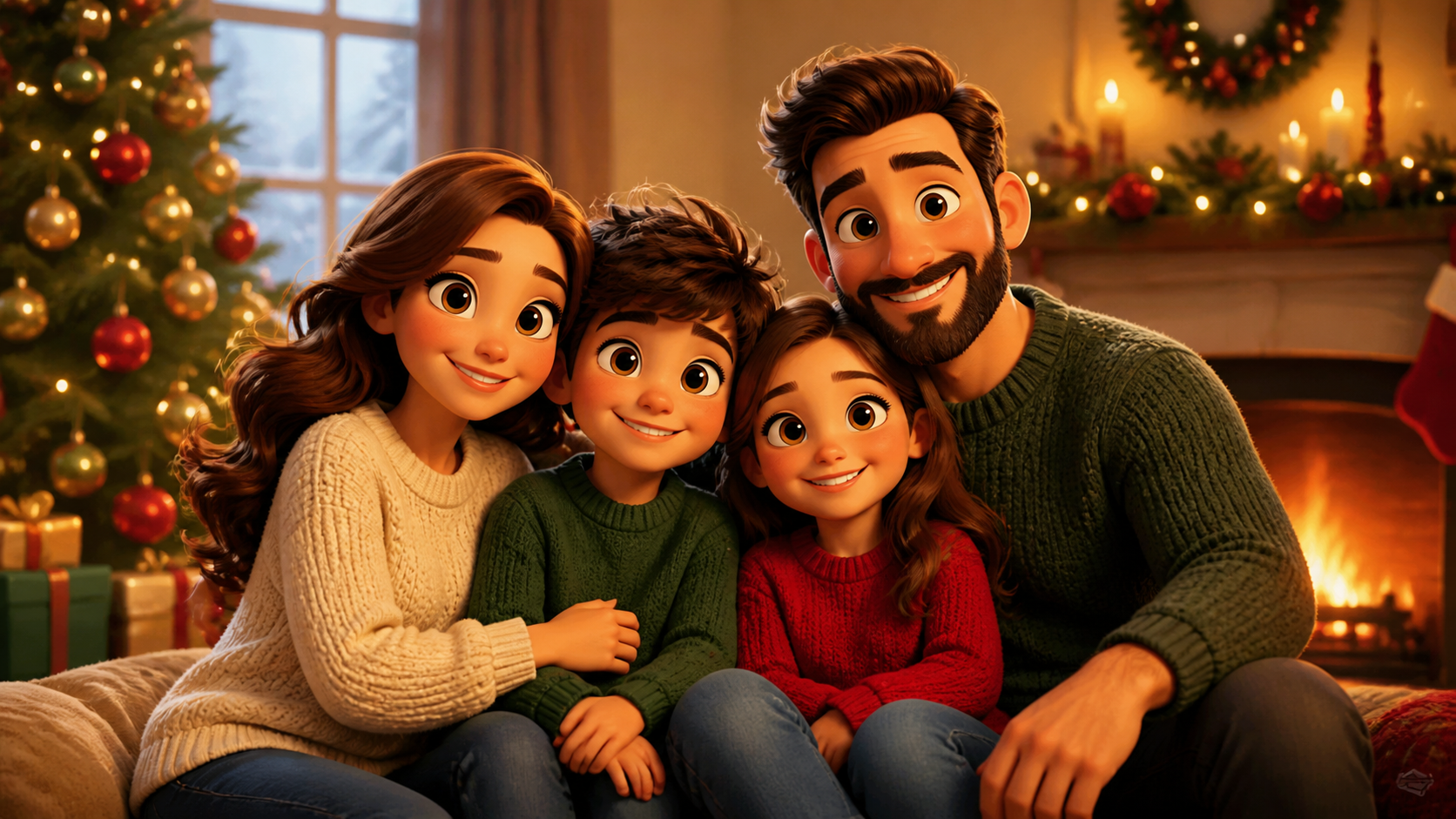 Best AI Pixar Style Family Holiday Photos Generator: Create Stunning Pixar Style Family Holiday Photos in Seconds visual example 1