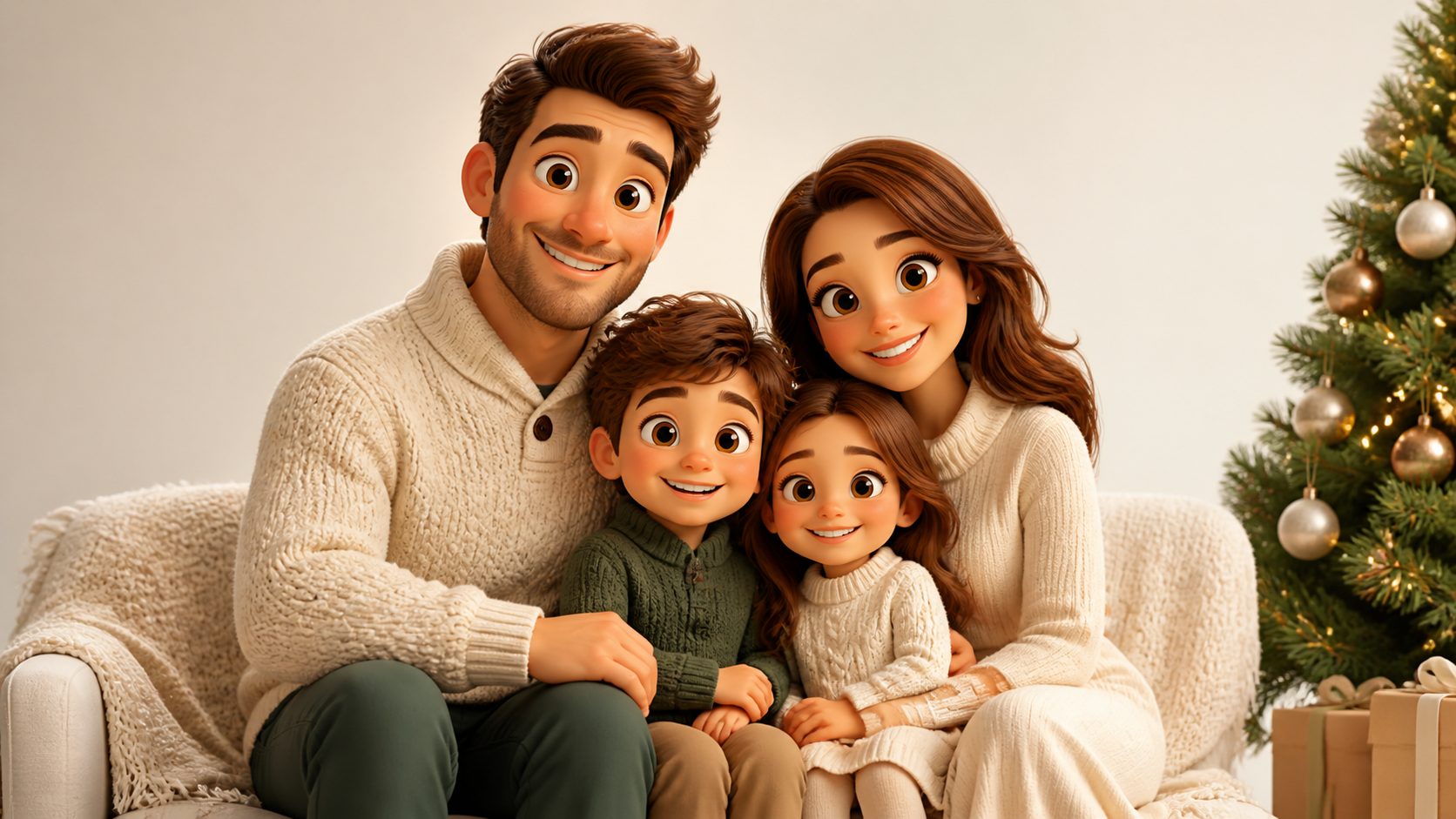 Best AI Pixar Style Family Holiday Photos Generator: Create Stunning Pixar Style Family Holiday Photos in Seconds visual example 2