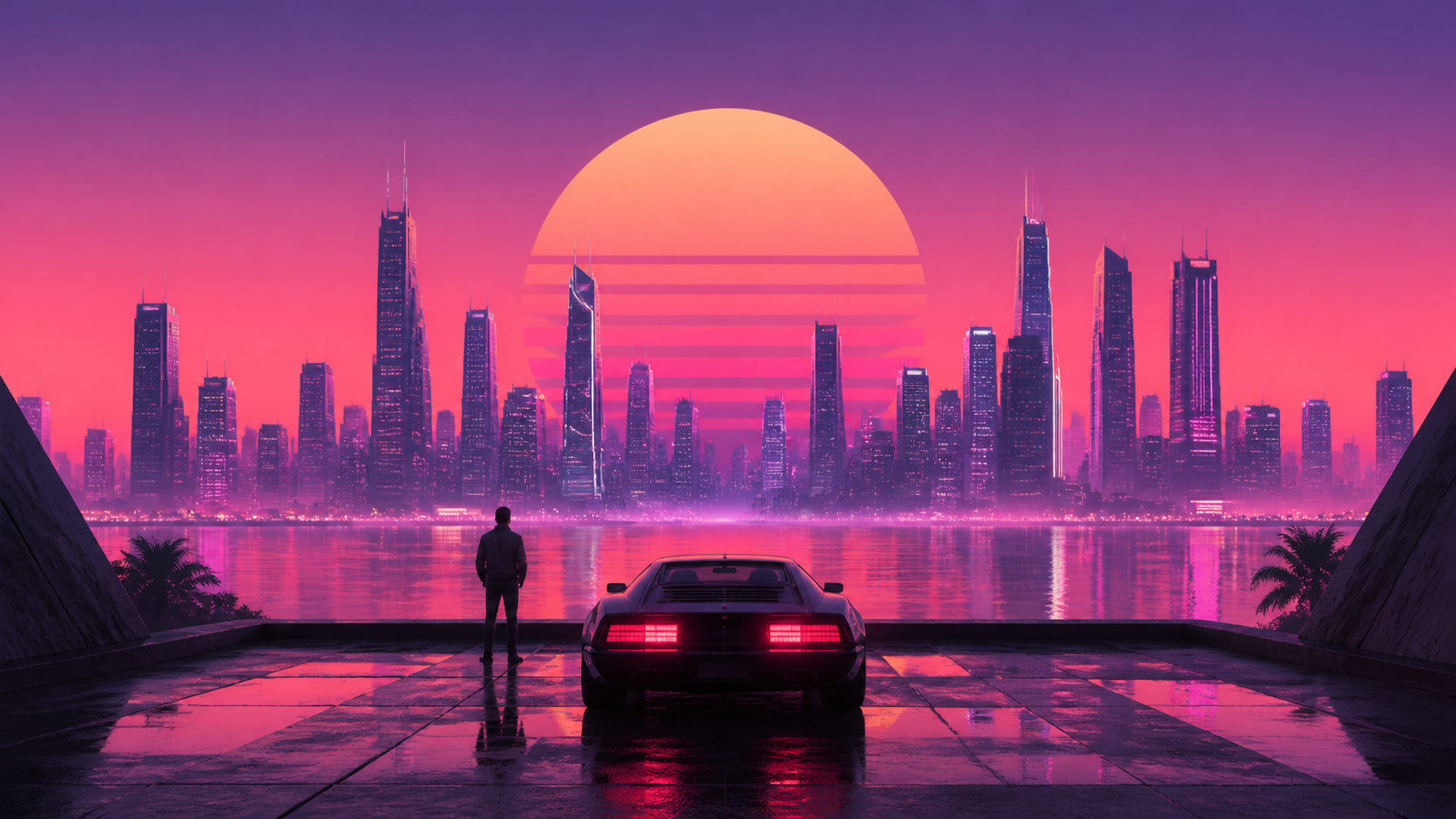 Best AI Synthwave Cityscapes Generator: Create Stunning Synthwave Cityscapes in Seconds example 2