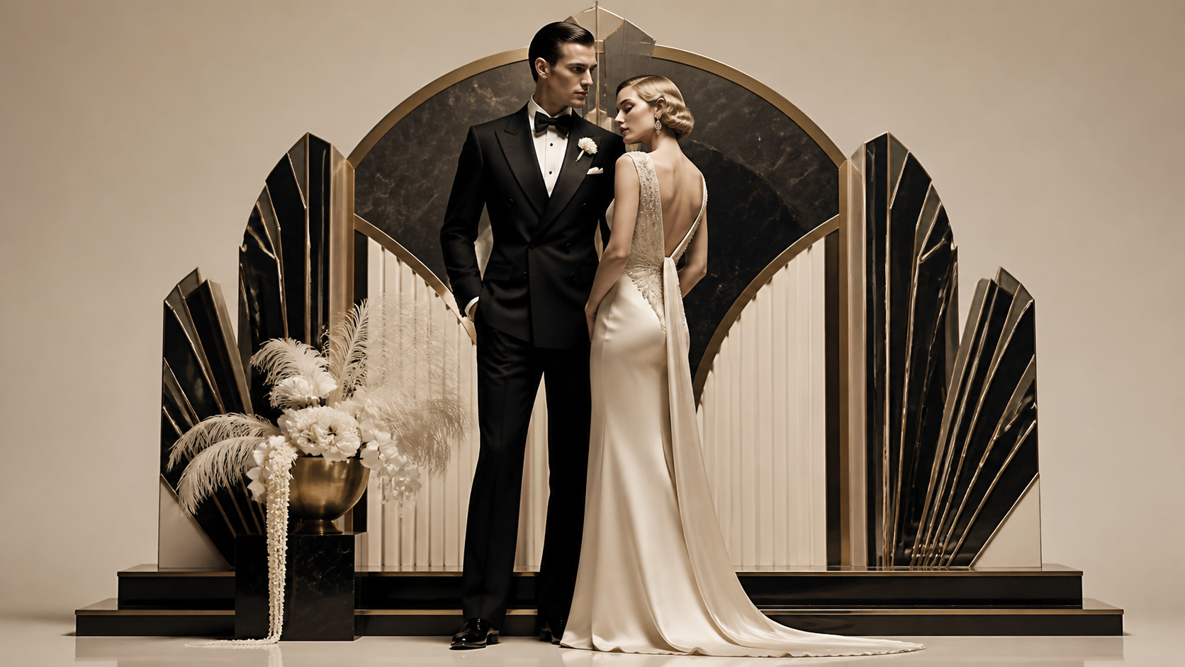 Best AI Vintage Art Deco Wedding Art Generator: Create Stunning Vintage Art Deco Wedding Art in Seconds example 2