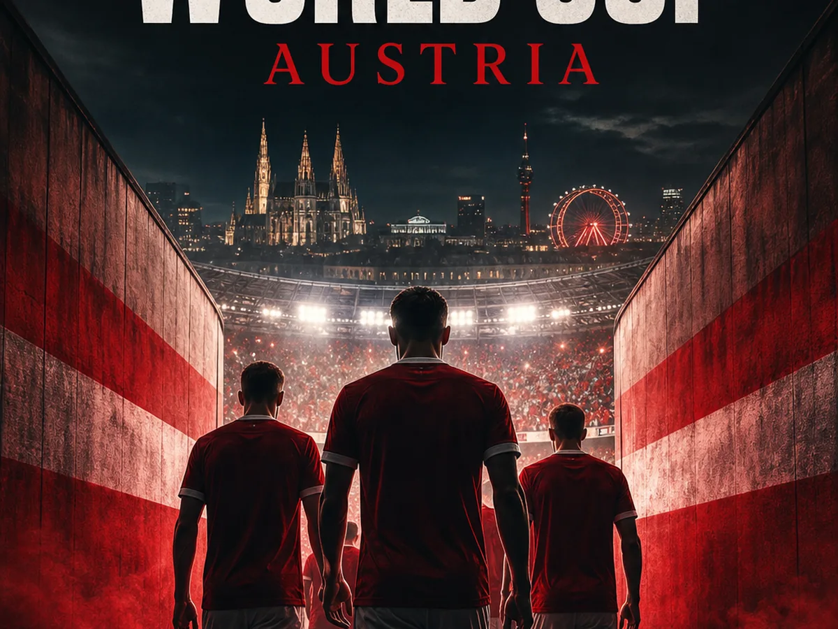 Austria World Cup Poster Generator example 1