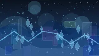 Crystal Cave Level Background AI game art example 2