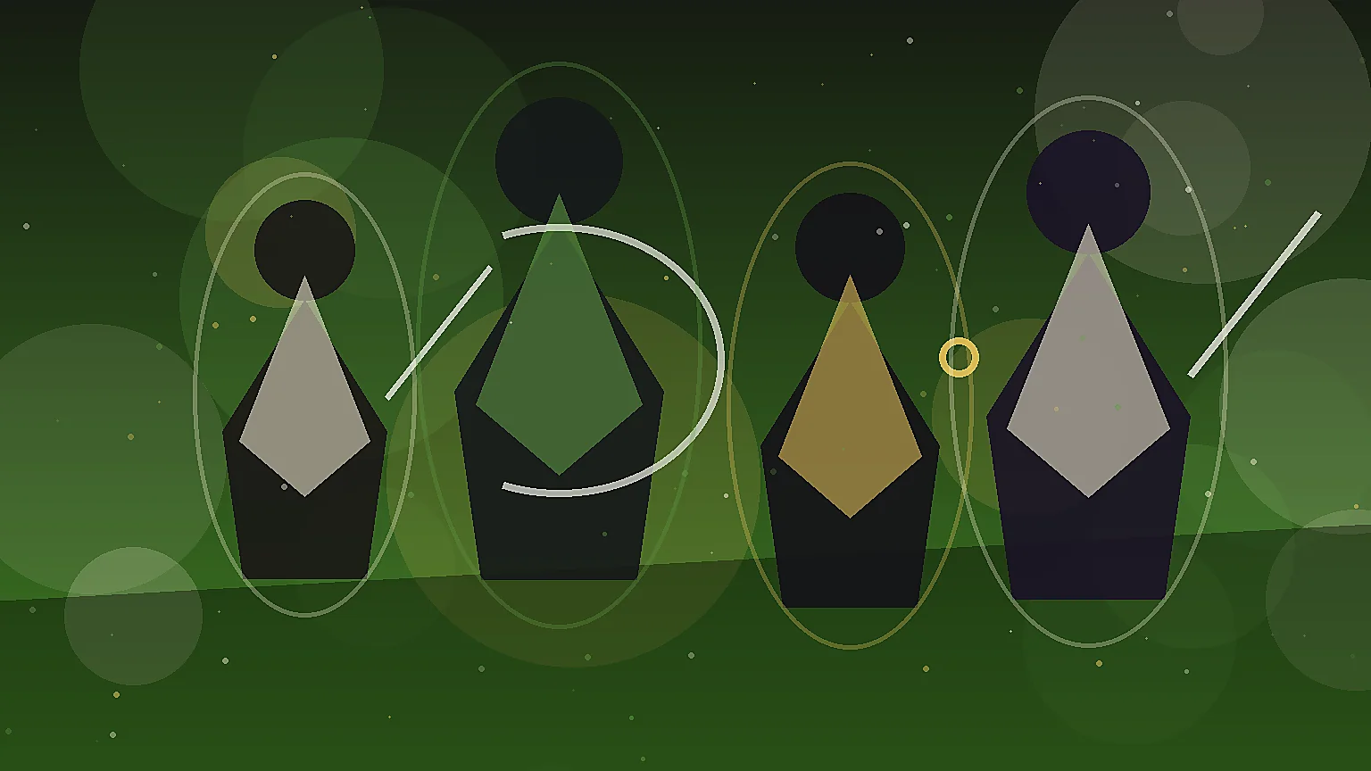 Polished set of faction leader portraits