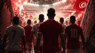Design a creator-ready football social post visual with safe typography zones