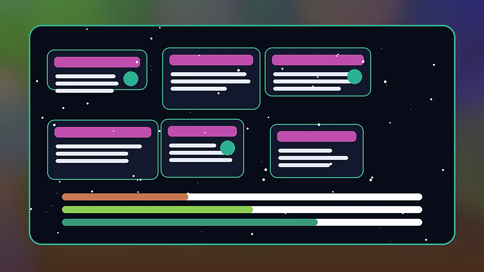 Game Health Bar UI Kit image prompt example 1