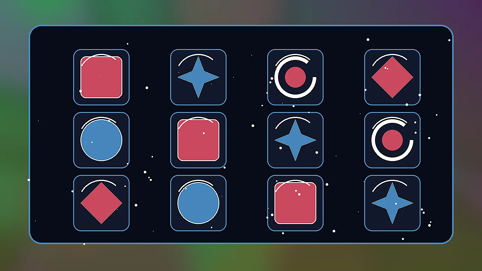 Game Settings Icon Set image prompt example 2