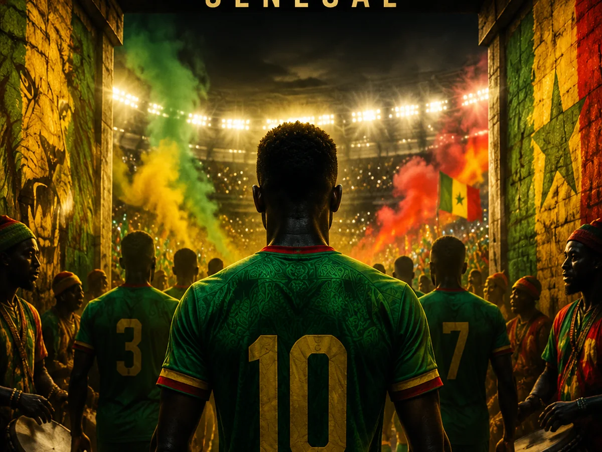 Senegal World Cup Poster Generator example 1