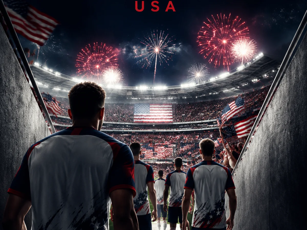 USA World Cup Poster Generator example 1