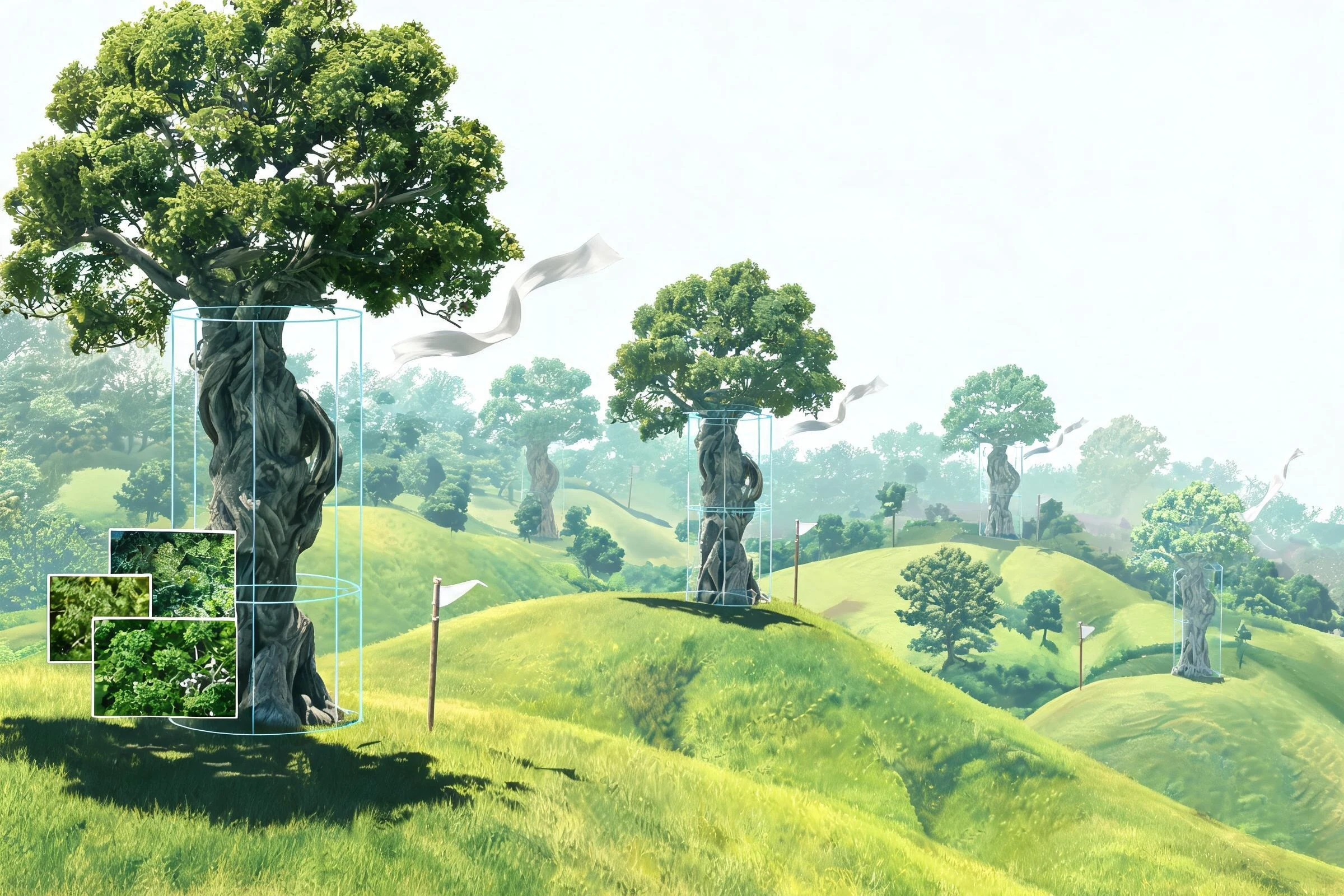 Conceptual factors to profile when optimizing trees for a real-time scene.