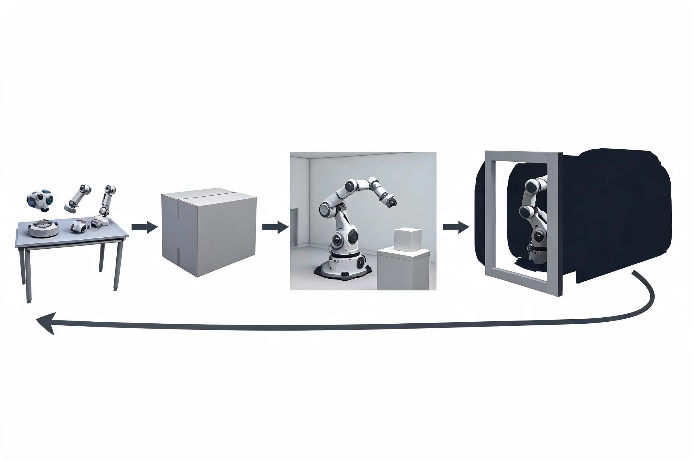 Editorial diagram of a source-to-Unity asset validation workflow.