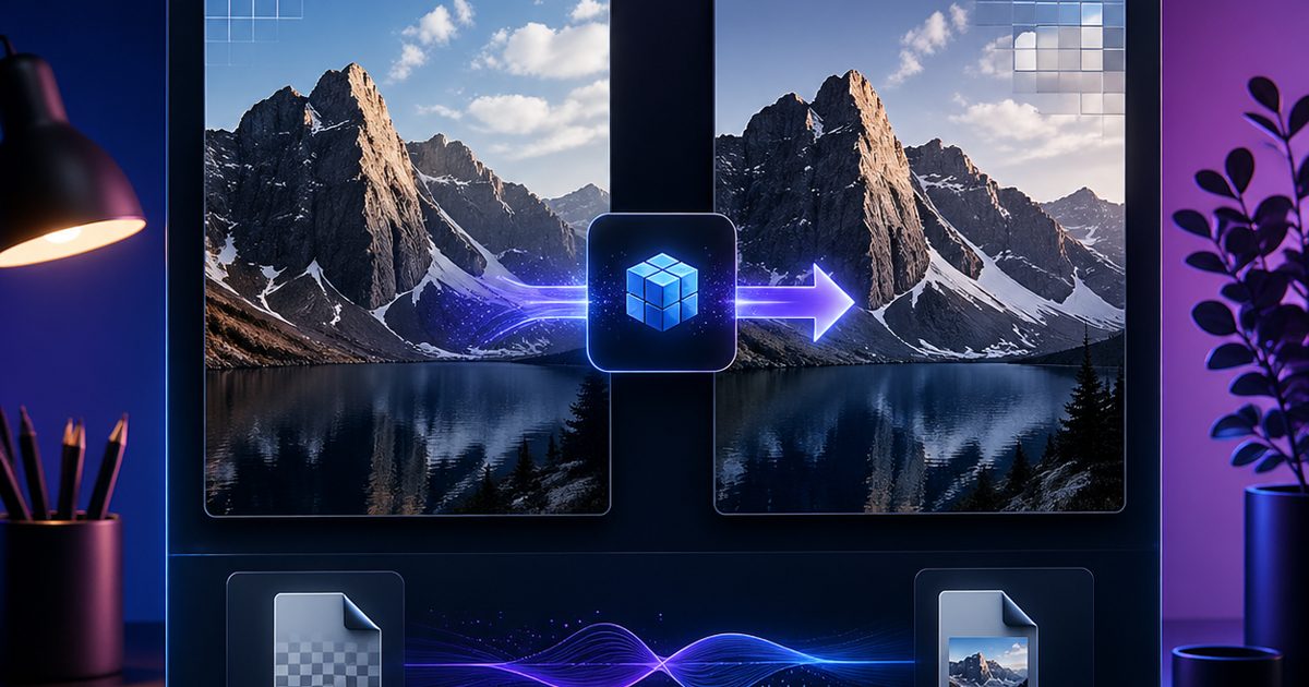 PNG to JPG Conversion and Comparison visual preview