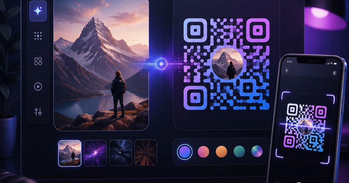QR Code Generation and Scanning visual preview