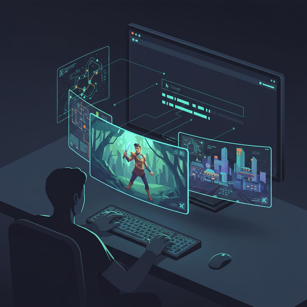 AI 3D Model Generator for Games route planning