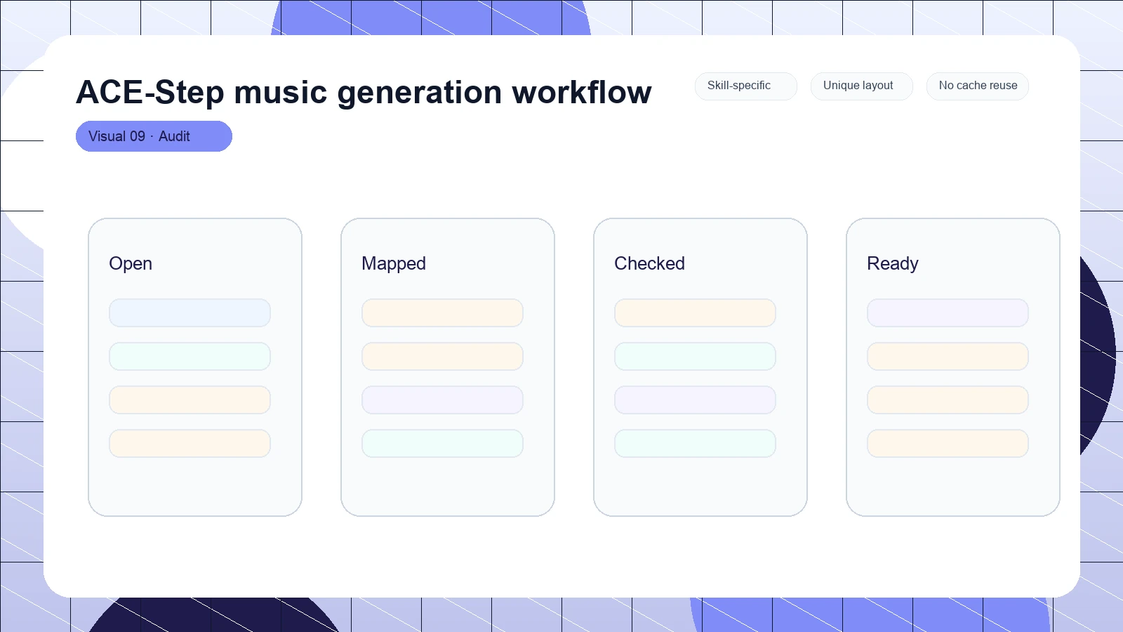 ACE-Step music generation workflow distinct visual 9