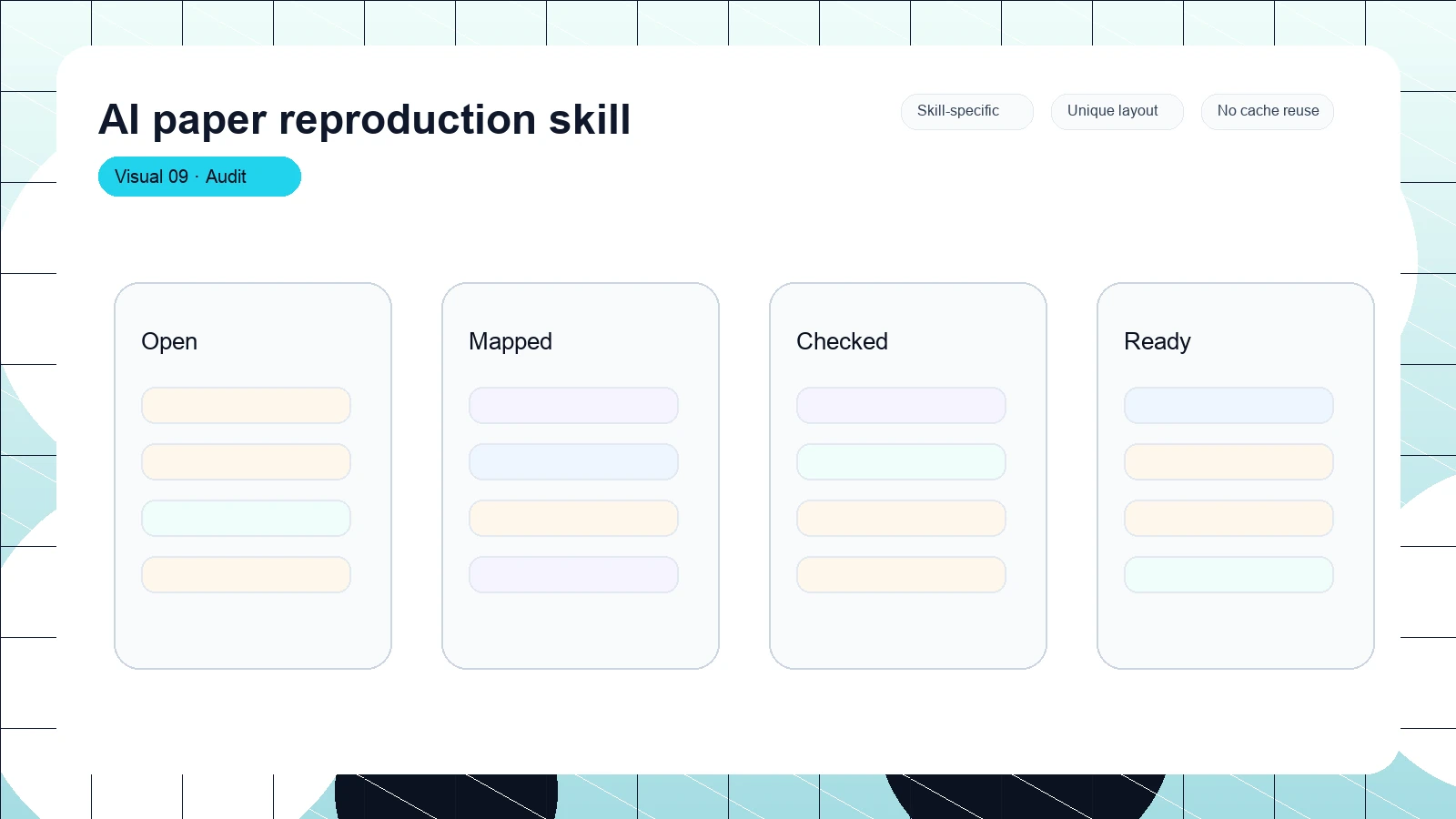 AI paper reproduction skill distinct visual 9