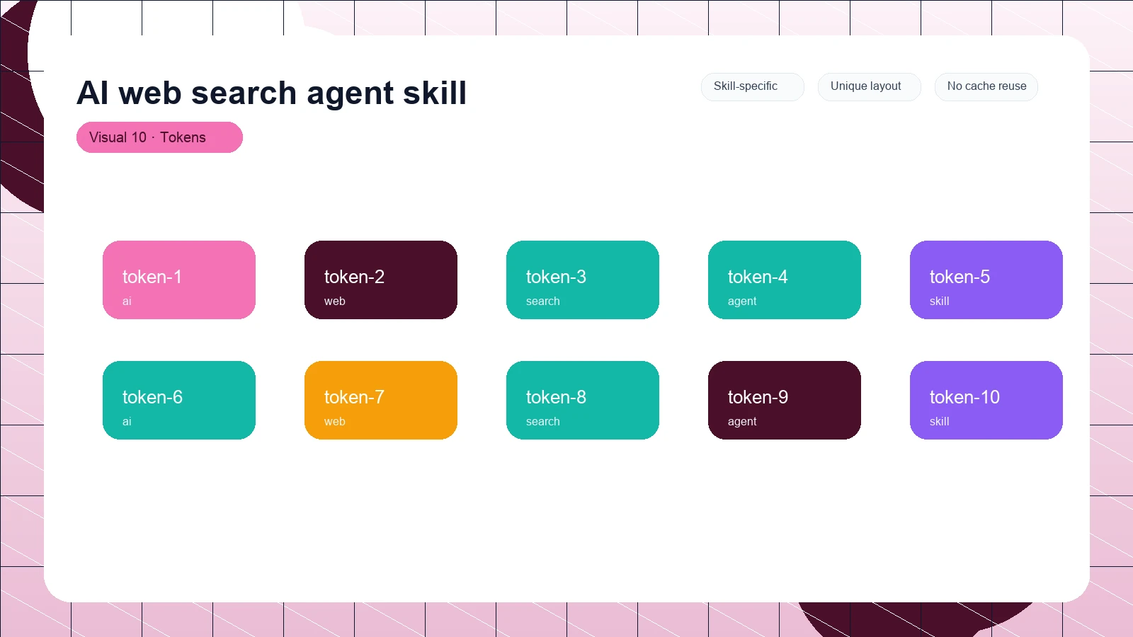 AI web search agent skill distinct visual 10