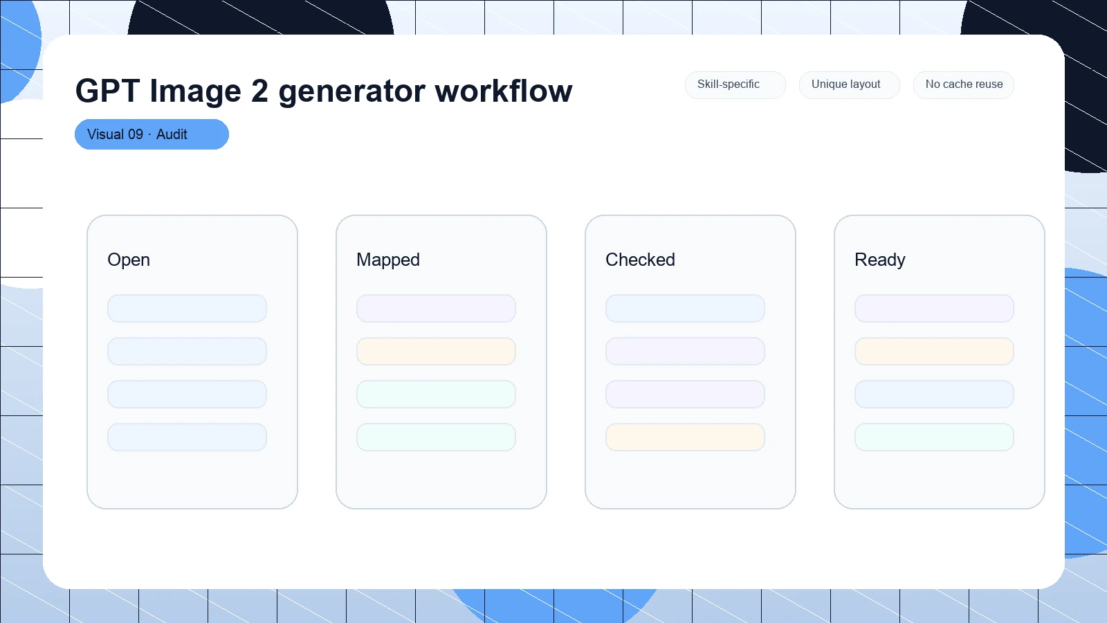 GPT Image 2 generator workflow distinct visual 9