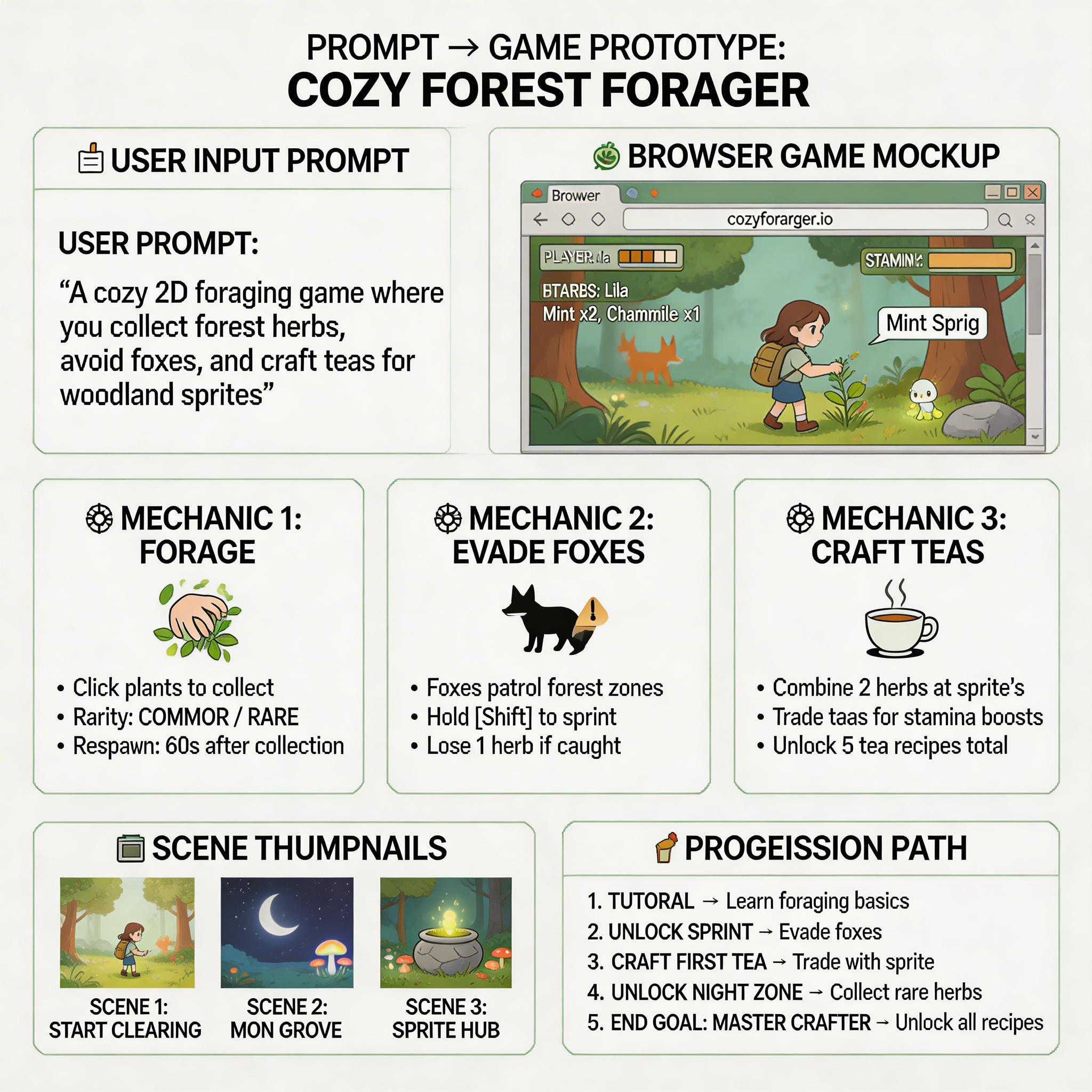 Text to Playable Game AI for Faster Concept Validation example output and workflow preview