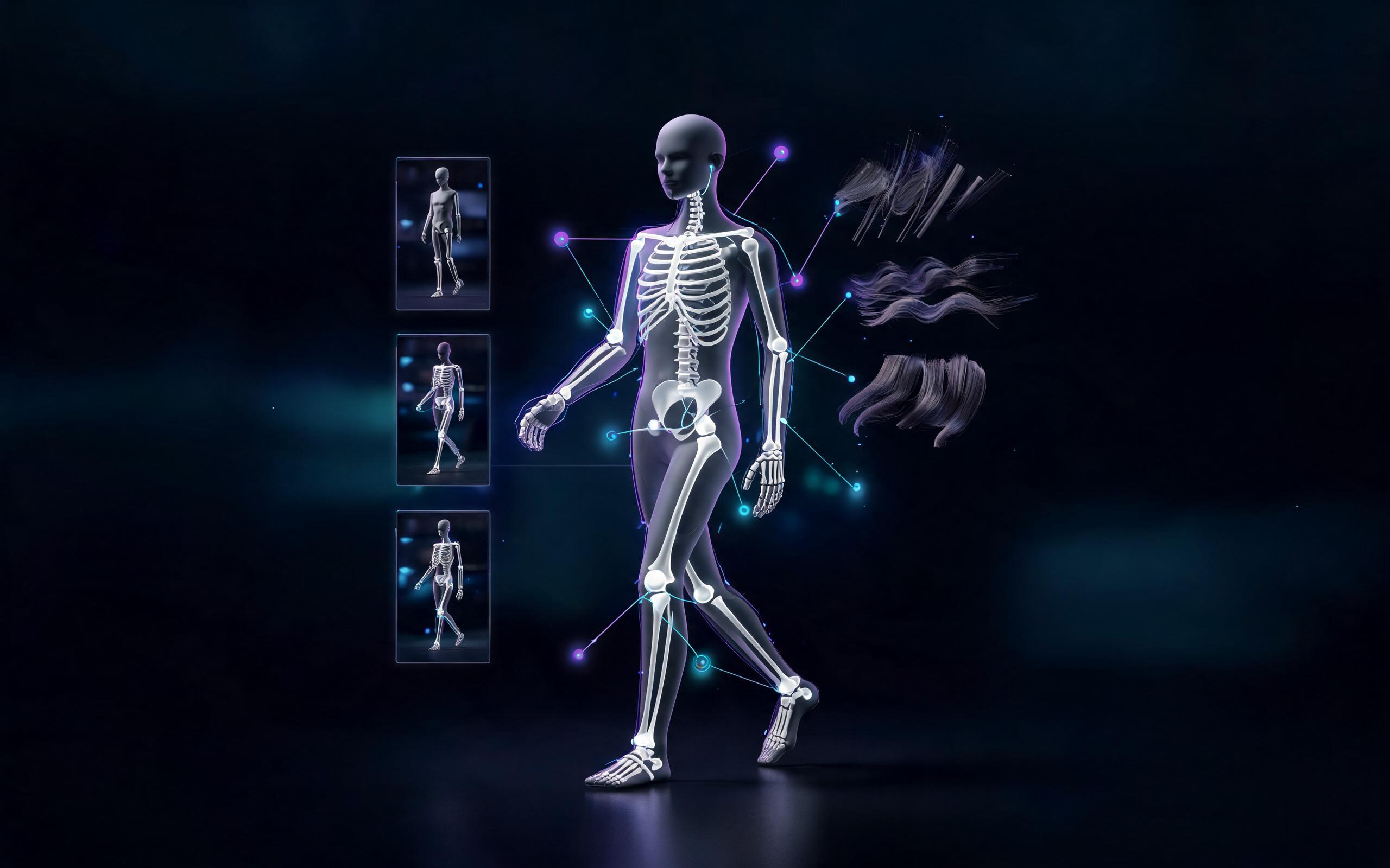 Original editorial concept illustrating cc4 multi animation export to unreal