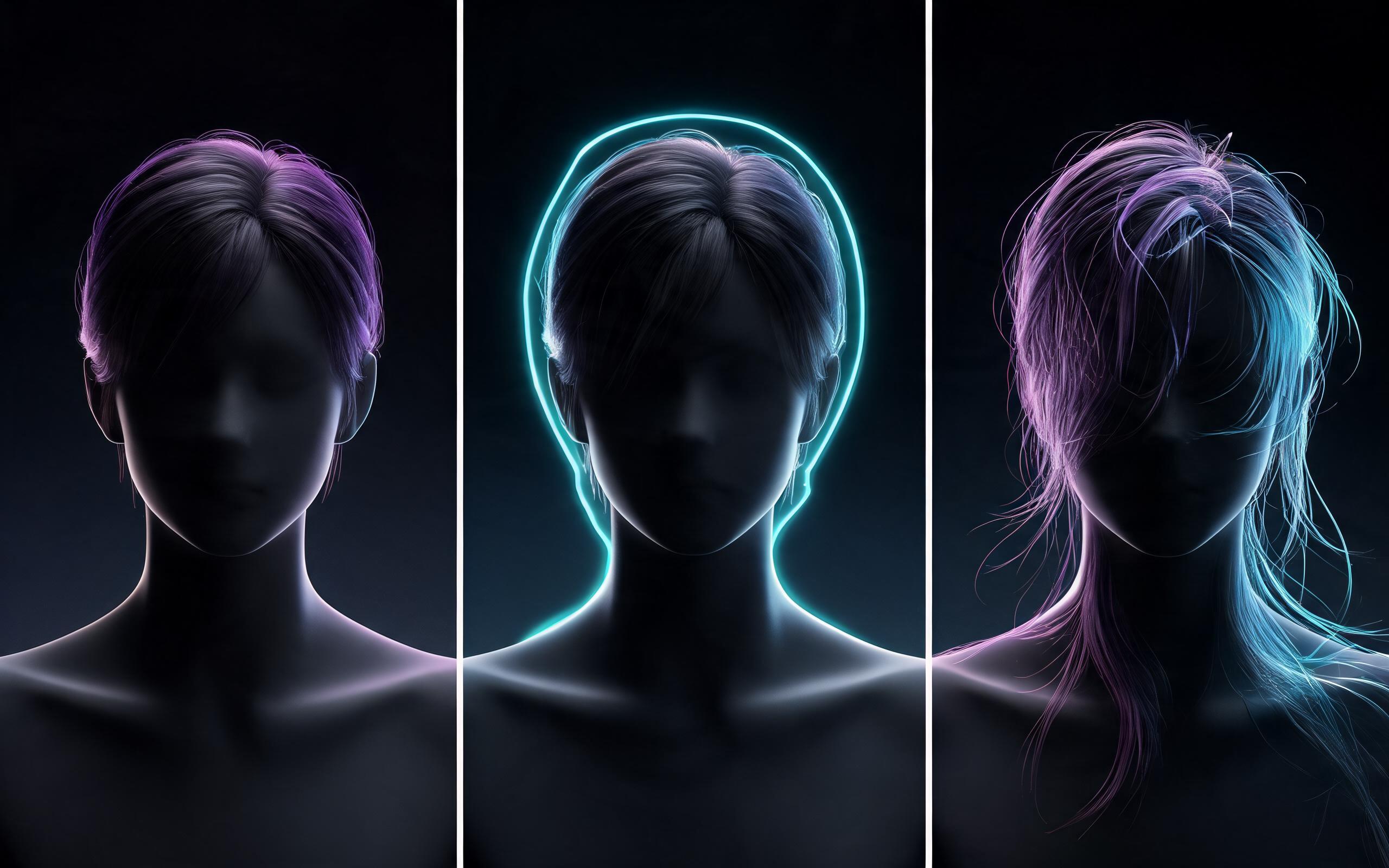 Editorial concept supporting Separate hair rendering from simulation