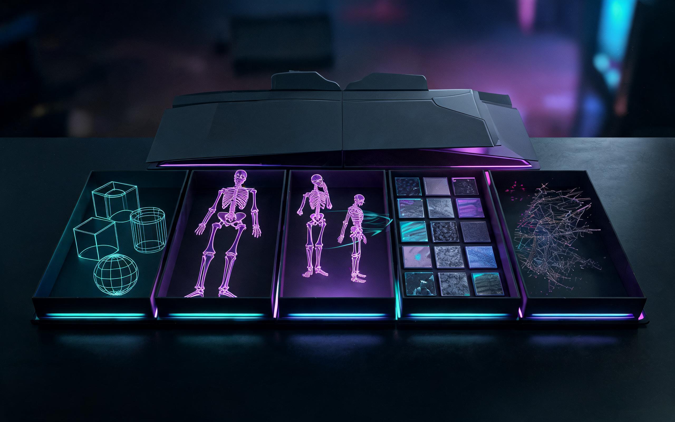 Original editorial concept illustrating unreal asset to fbx converter online