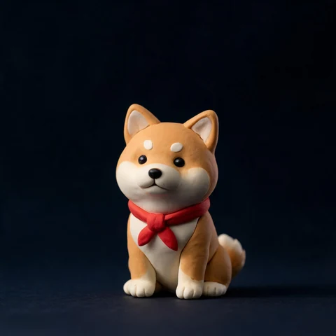 Shiba Inu 3D model preview
