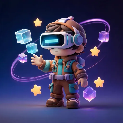 VR and AR 3D content preview with an immersive sci-fi vehicle and spatial presentation asset